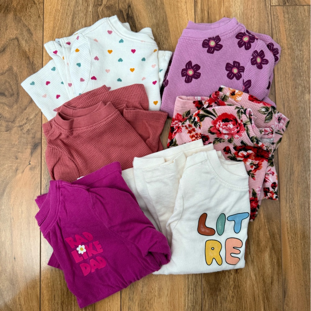Old Navy 3t Long Sleeve Shirt Bundle (6)